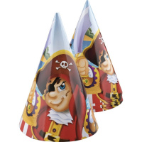 Набор карнав.колпачков "Веселый Пират" 6шт F