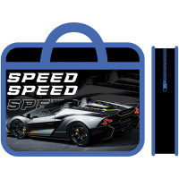 Папка с ручками 33х26х7,5см "Auto style" пластик ПМ-А4-25