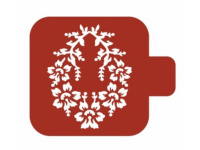 Трафарет пластиковый 9х9см с ручкой М9Фл-19