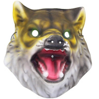 Маска Волк 24х23см пвх Y7136-18