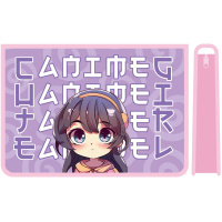 Папка д/труда А4 "Маленькая леди" 325х230х100мм на молнии сверху, пластик ПТР-22