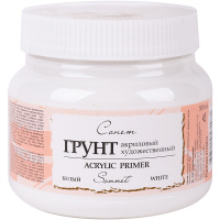 Грунт акриловый 500мл белый художественный 2124915