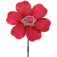 Ветрячок 1 вертушка д.24см, бумажн., 5 видов, Y4546-16