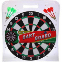 Дартс игольчатый d=41см, черный (6 дротиков) FB2233