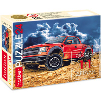 Пазлы 24 эл. "Внедорожники" 13х17,5см 4 вида 24ПЗ5/031884