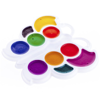 Краски акварельные 10 цветов "Бабочка" без кисточки пластиковая упаковка 10С 548-08