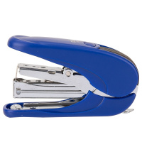 Степлер №10 15л глубина 30мм, со скобами, энергосберегающий, синий E0365