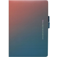 Бизнес-блокнот А5 80л "Градиент" линия, 7БЦ, цветной срез, 2 резинки д/ручки, 4 вида Y10880-24