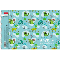 Альбом для рисования А4 24л "Забавные истории" на спирали, перфорация на отрыв, 5 дизайнов 067339