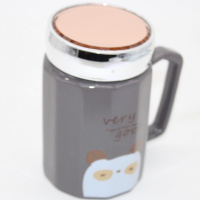 Кружка с крышкой-зеркалом YQ060