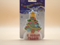 Свеча-барельеф "Елочка" 8184