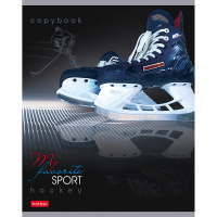 Тетрадь А5 48л клетка "СпортКлуб.Выпуск №2" на скобе 3D лак матовая ламинация 5 дизайнов 061877