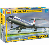 Модель "Авиалайнер Ту-134 А/Б-3" 28,5см 58 деталей 7007