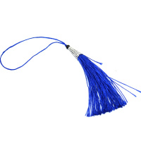 Кисточка для закладки 8см (13см) синий Y7438-18