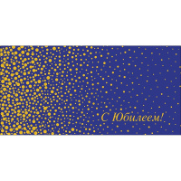 Конверт для денег "С Юбилеем" 167х83мм 0321.177