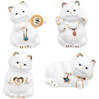 Сувенир "Кошка" 6,5см керамика, 4 вида Y10412-24