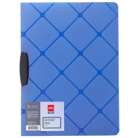 Папка-клип А4 "Cube" полипропилен 0,45мм синий E5450