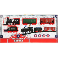 Железная дорога Паровоз + 3 вагона, 78х78см, пластик T659-D7183/7299-85