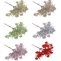 Ветка декоративная Ажурная 22см 6 цветов 535-096