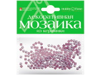 Мозаика декор. 4*4мм 200шт лиловый керамика 2-333/08