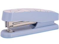 Степлер №24/6,26/6 25л "Macaron" пластик, пастельный голубой E0402F