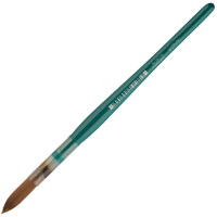 Кисть синтетика круглая №8 короткая ручка Ладога 265111/8