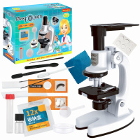 Микроскоп 42x10x28см пластик, с инструментами и подсветкой ВВ5656