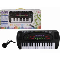 Синтезатор с микрофоном 44х17см 32 клавиши, пластик (свет, звук) 3270AHS