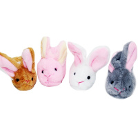 Брелок меховой "Кролик" 9см на присоске, 4 цвета 822-18