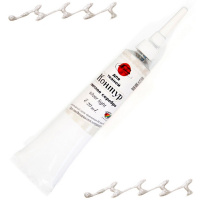 Контур акриловый д/ткани 20мл светлое серебро 0709100