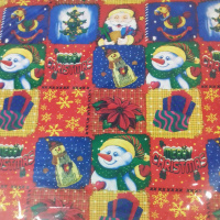 Бумага упаковочная 70см х 1м "Новый год", ассорти Y8957-19