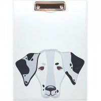 Планшет с зажимом А4 "Пёс" пвх/картон белый 2117.Р1