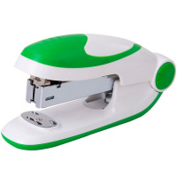 Степлер №24/6,26/6 25л глубина 58мм, салатовый/белый E0319