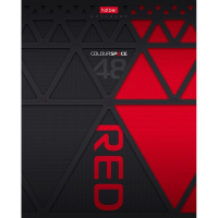 Тетрадь А5 48л клетка "ColourSpace" на скобе выборочный лак 5 дизайнов 48Т5вмВ1/075303