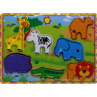 Пазл "Ассорти" 30х22см дерево, ассорти 11407-24