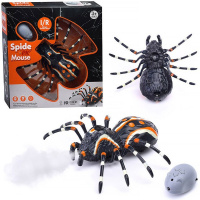 Паук р/у "Крестовик" 15,5х22см с распылителем и аккумулятором, пластик (пар, свет) TT6024A