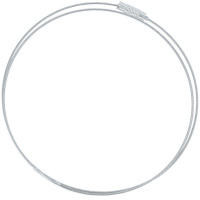 Основание для колье 50см №01 под серебро KS-050-01