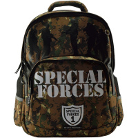 Рюкзак "Милитари. Спецназ" 40х30х19см, 800гр, 2 отделения, 3 кармана, камуфляж 12-002-105/10