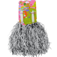 Кисти фаната 35см, серебро, фольга Y8383-19