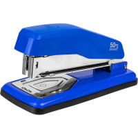 Степлер №24/6,26/6 50л глубина 55мм пластик, синий E0414S/BLUE