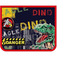 Папка на молнии А5 "Опасность" 230х190х50мм пластик ПМ-А5-29