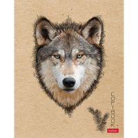 Тетрадь А5 96л клетка "Взгляд" на скобе крафт 5 дизайнов 96Т5В1/064479