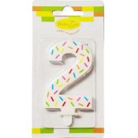 Свеча д/торта "Искры" 2, 7,5см 6078478