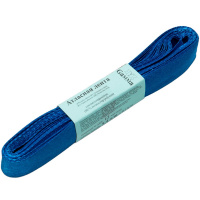 Лента упаковочная атласная 1,2см х 5,4м синяя №524L (19-4151) AL-12P