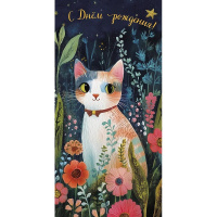 Конверт для денег "С Днем Рождения" 167х83мм 0321.162