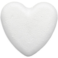 Набор д/декор. "Сердце" 6см 4 шт/уп. пенопласт Y3937-16