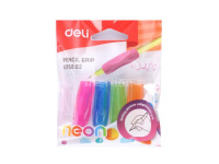 Набор насадок-держателей "Neon" 4шт. силикон, ассорти EU75002