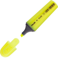 Маркер текстовыделитель "Milan" желтый, клиновидный наконечник, толщина линии 1-5мм 80036