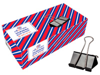 Зажим для бумаг 51мм 12шт. черный, в картонной коробке 4131305