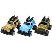 Машина "Джип военный" инерционная 13,5см (свет, звук), пластик Y9615-19